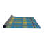 Tapis à motifs jaune / bleu-1803927620