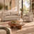 Beige Faux Leather