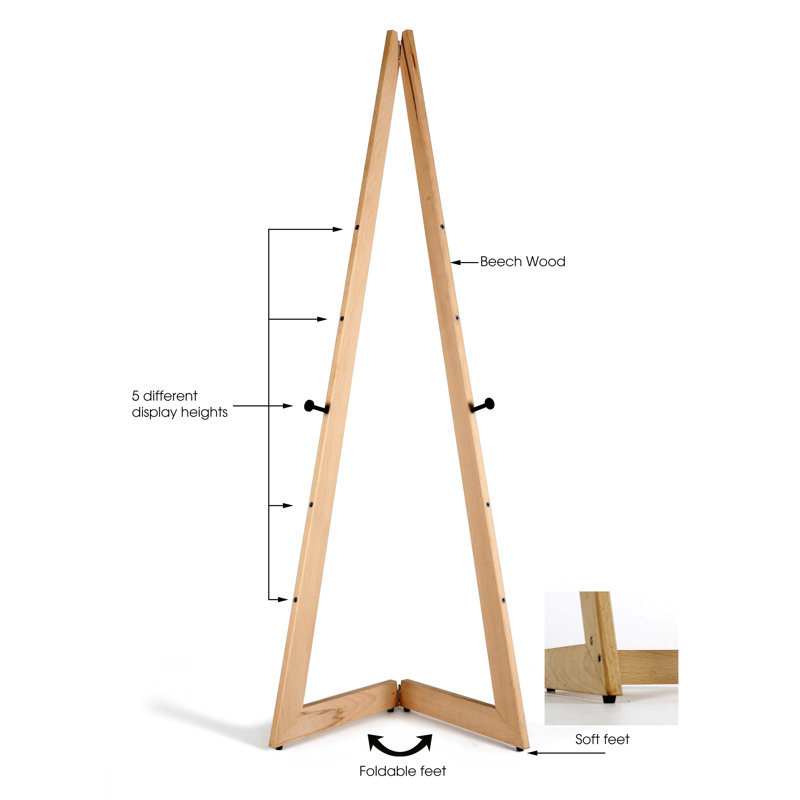 Trépied pliable, Naturel