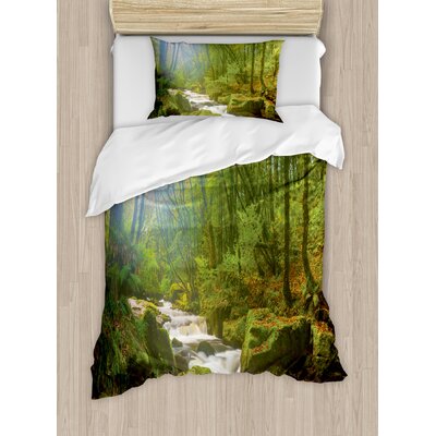 Woodland Duvet Cover Set -  Ambesonne, nev_12604_twin