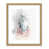 Toile avec cadre en bois beige sélectionné