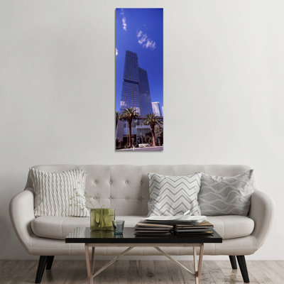 Low Angle View Of A Skyscraper, Citycenter, The Strip, Las Vegas, Nevada, USA 2010 by Panoramic Images - Wrapped Canvas Panoramic Print