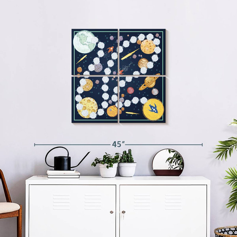 Senne Outer Space Game Board, 26" H x 26" W