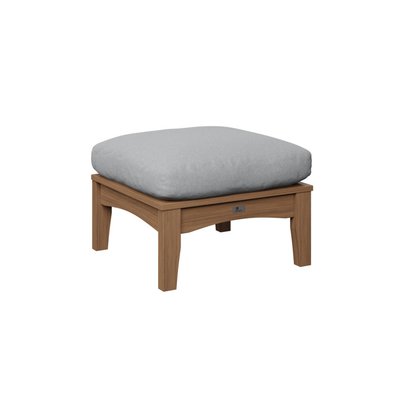 Repose-pieds et coussins de terrasse Classic, Cast Slate, Antique Mahogany