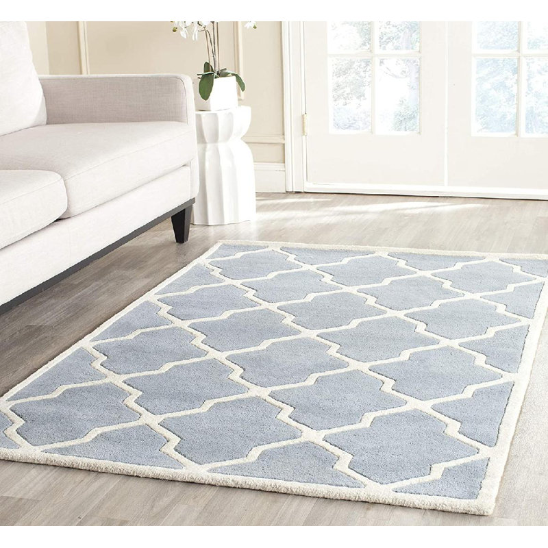 Tapis en laine touffeté à la main Osasere, Rectangle 8' x 10'