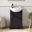 Meuble-lavabo de salle de bain avec lavabo épais en céramique et armoire peu encombrante-1474419467