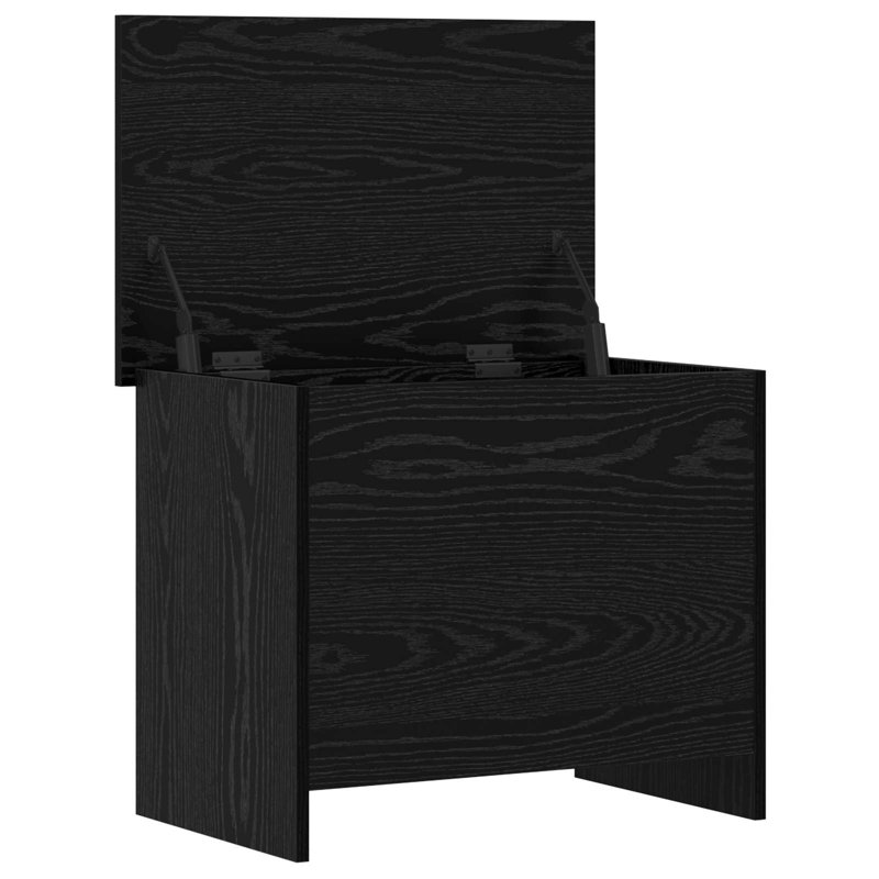 Rectangle Accent Chest, 50cm H x 60cm W x 40cm D, Black Oak