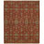Mccall Wool Floral Area Rug in Red-1518836027