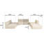Muhidin Fabric 85cm Reception Sofa