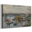 «Claude at Argenteuil on a Grey Day» par Claude Monet, art mural sur toile tendue de qualité musée-1644890681
