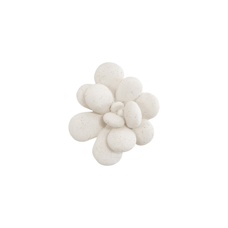 Laui Succulent Wall Art, White