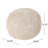 Bordeaux  Knitted Cotton Round Pouf, Beige-225682018