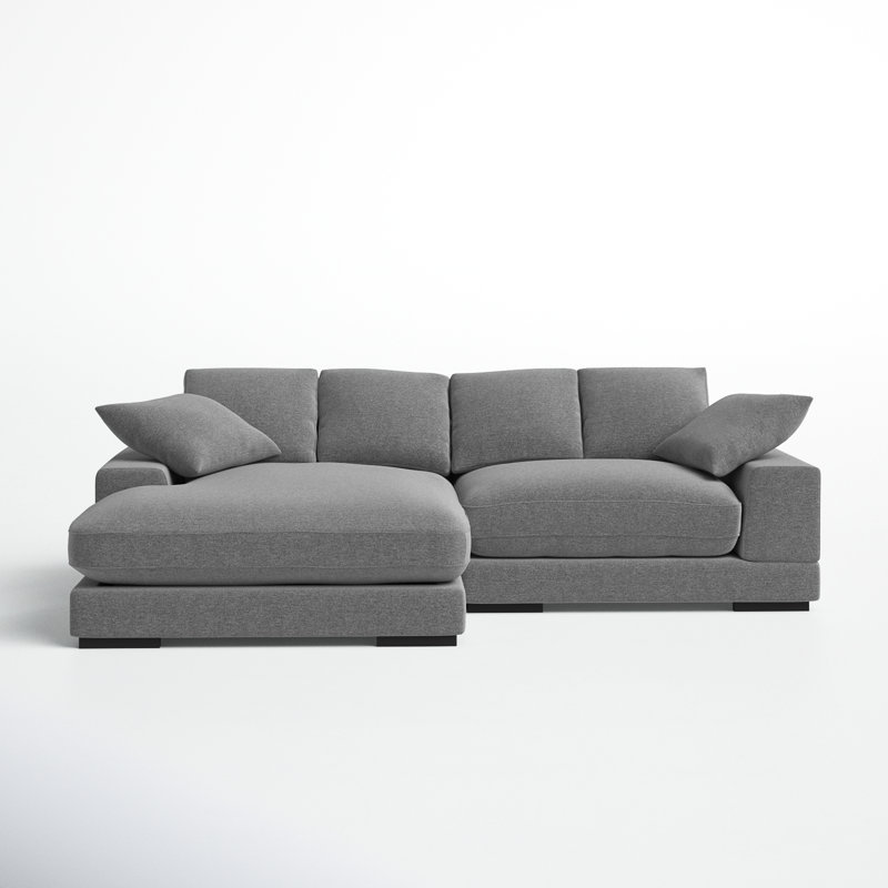 Lonsdale Chaise Sectional, Dark Gray