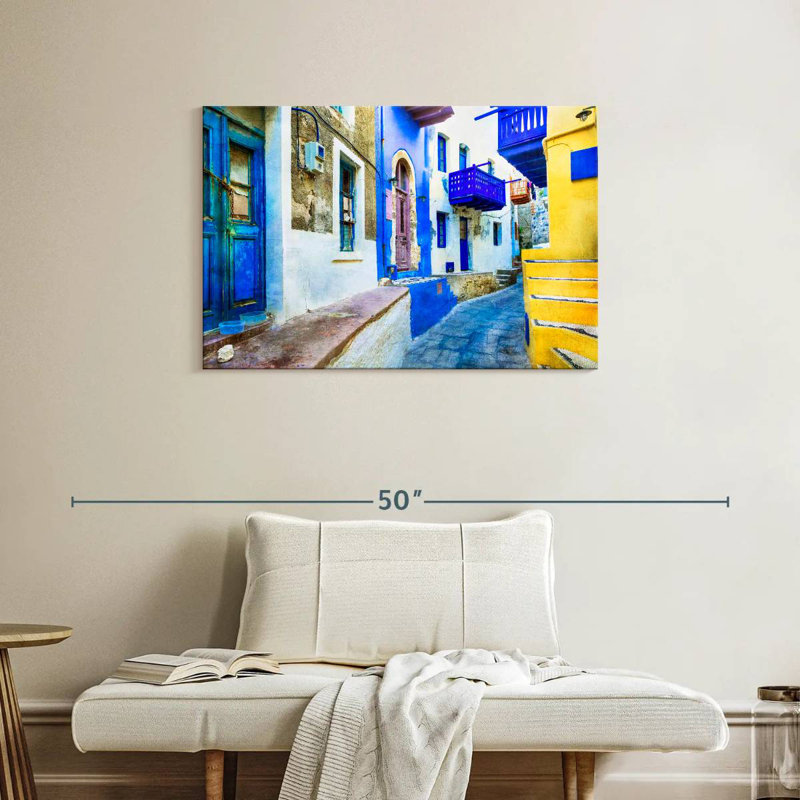 Sirci Nisyros, ruelle résidentielle, H 24 po x l 36 po