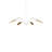 Yuriko 6 - Light Wrought Iron Dimmable Chandelier