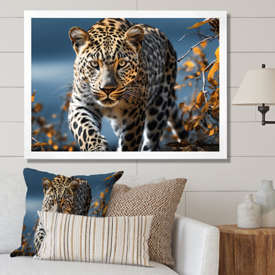 Leopard Sleek Leopard On Canvas Print