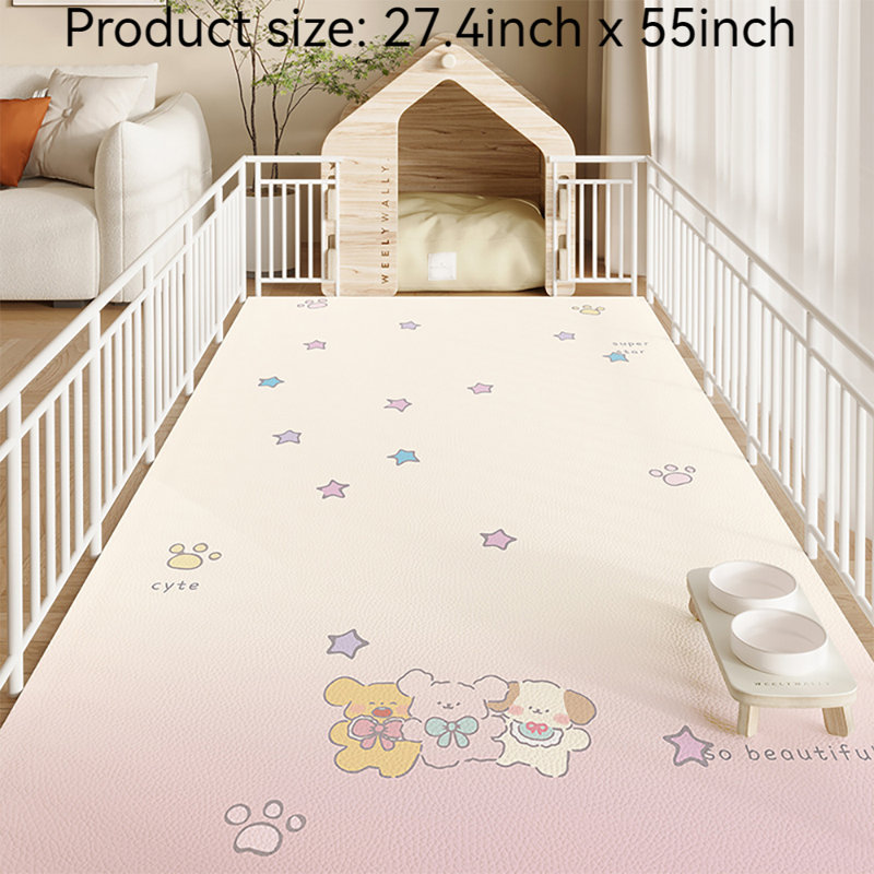 Tapis pour animaux de compagnie, H 0,15 po x l 27,4 po x P 55 po