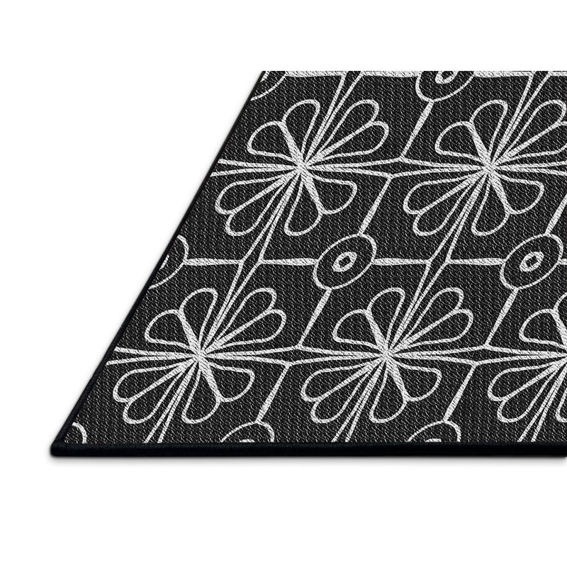Farhana Floral Indoor Rug, Rectangle 4' x 6'