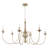 Kimi 6 - Light Steel Dimmable Chandelier