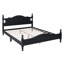 Cadre de lit plateforme en bois, lit plateforme de style rétro-121066405