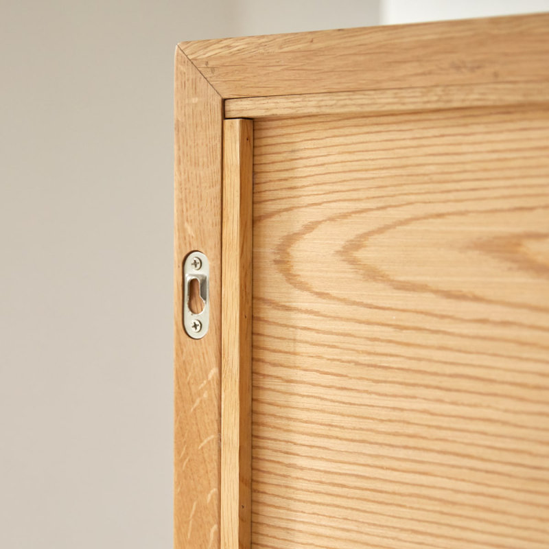 Easy Rectangle Solid Wood Mirror