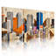 «Abstract Cityscape», art mural moderne, impression urbaine moderne (ensemble de 3)-443748987