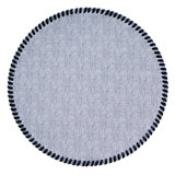 Whipstitch Vinyl Round Placemats