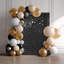  24 panneaux de toile de fond muraux chatoyants 4 x 6 pi Blcak carré décoration de fête à paillettes pour fiançailles anniversaire-42327677