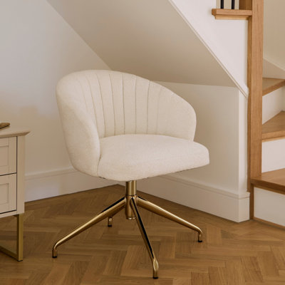 Boucle Office Chair