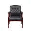 Fauteuil de direction à dossier moyen pour salle d'attente