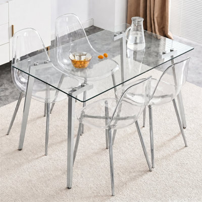 Ensemble de salle à manger 5 pièces Modern Glam