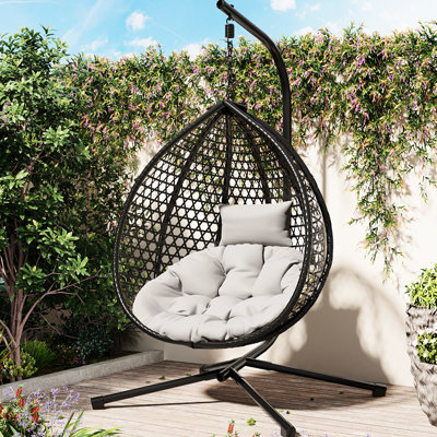 Chaise longue d'intérieur et d'extérieur Glad - Base en fer stable, PE, réglable pour le plaisir et le confort