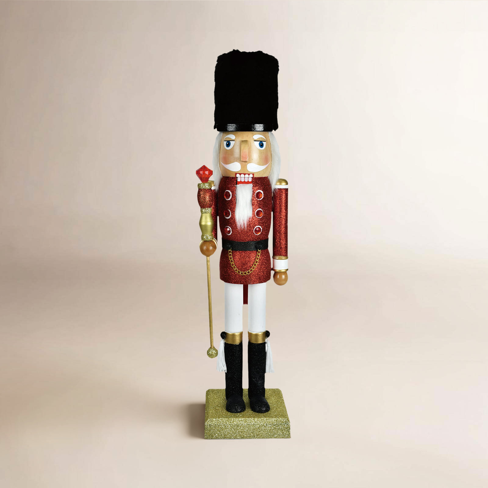 Shammah Soldier Nutcracker, 18" H x 5" W x 4" D