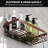 Shower Caddy Shelf Organizer Rack, Self Adhesive Black Bathroom Shelves Basket, Home Farmhouse Wall Inside Organization And Storage Decor Rv Accessories, First Camper Apartment Essentials-1251147459