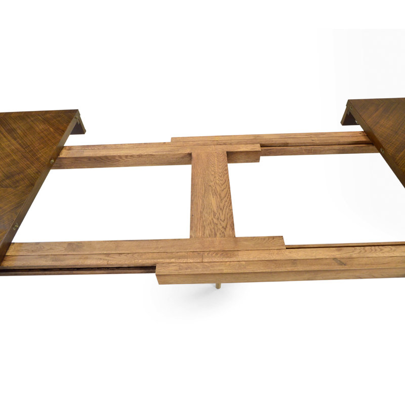 Toulouse Extendable Walnut Solid Wood Base Dining Table