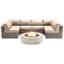 Ensemble de conversation pour 4 personnes avec foyer et coussins Sunbrella Lsi-1586150146