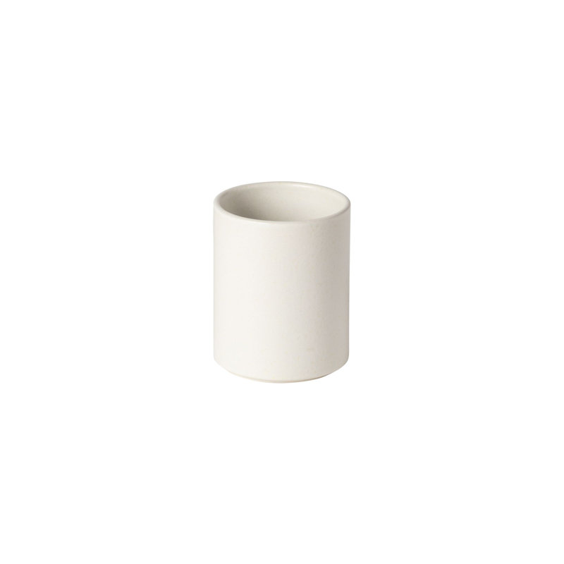 Tasse à café en grès Redonda, Blanc
