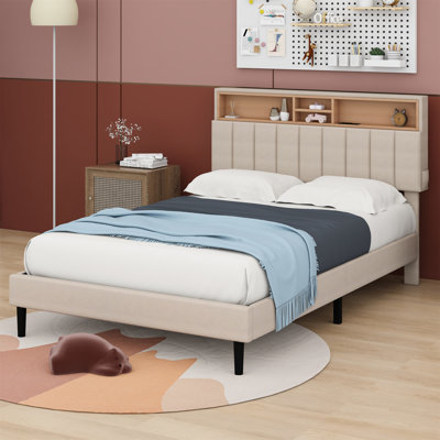 Abdussalam Upholstered Upholstered Bed Storage Bed