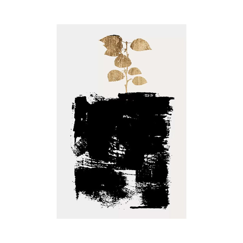 Botanical Stilllife No.5-A by Kubistika - Painting on Canvas, Wrapped Canvas, 66.04cm H x 45.72cm W x 1.91cm D