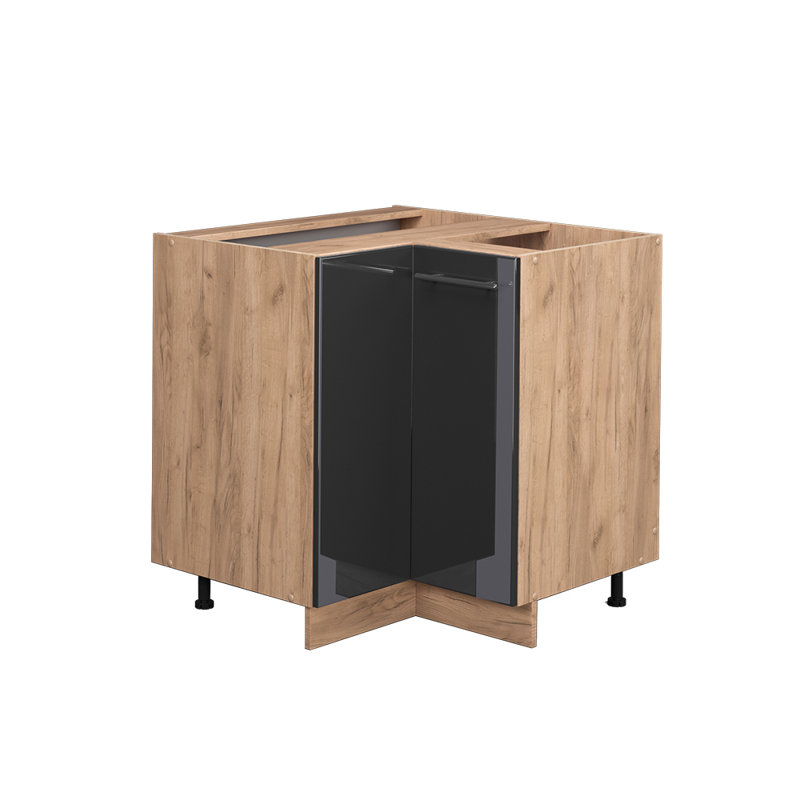 Fame 311 + front white HGL_80.5 x 82 x 51.6, Beige/Black