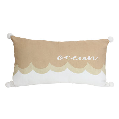 Coussin en coton ocean ondulations Millington