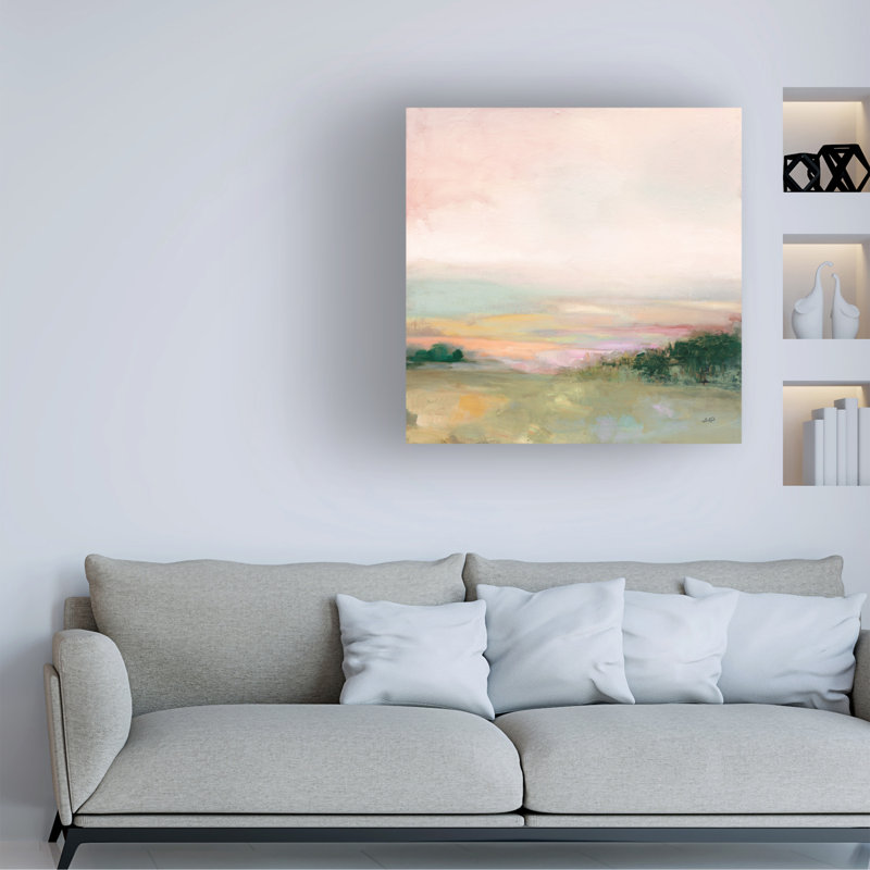 Art sur toile Julia Purinton «Dark Glowing Valley», H 24 po x l 24 po x P 2 po