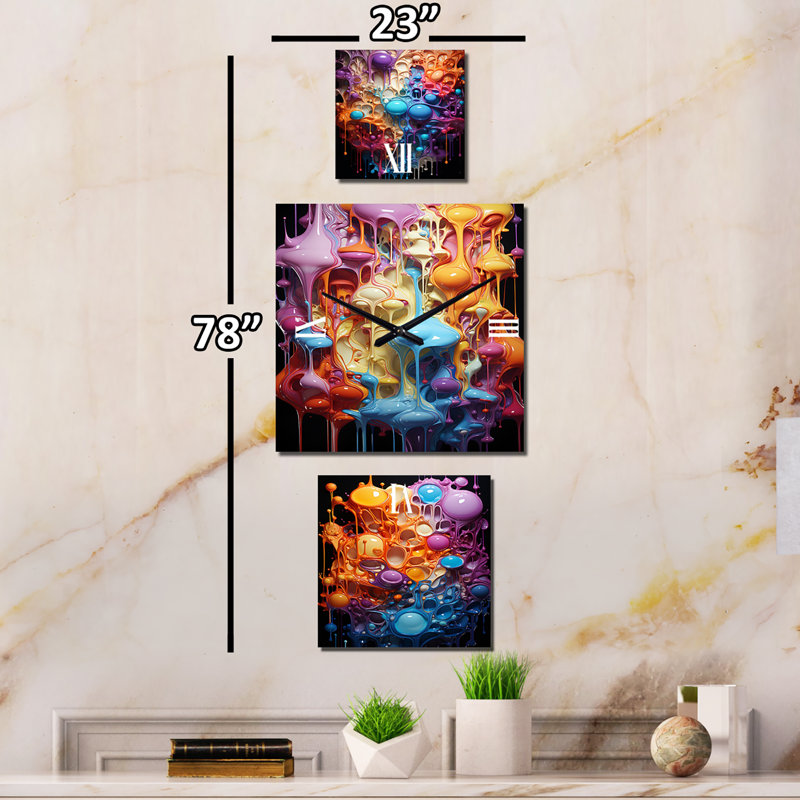 Gloriana Metal Wall Clock