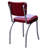 Retro Home Upholstered 'V' Back Dining Chair-18734020