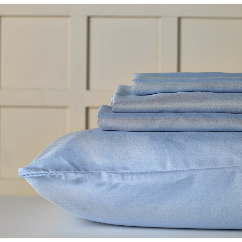 Lockett Microfiber Sheet Set, Blue, Kingsize (5')