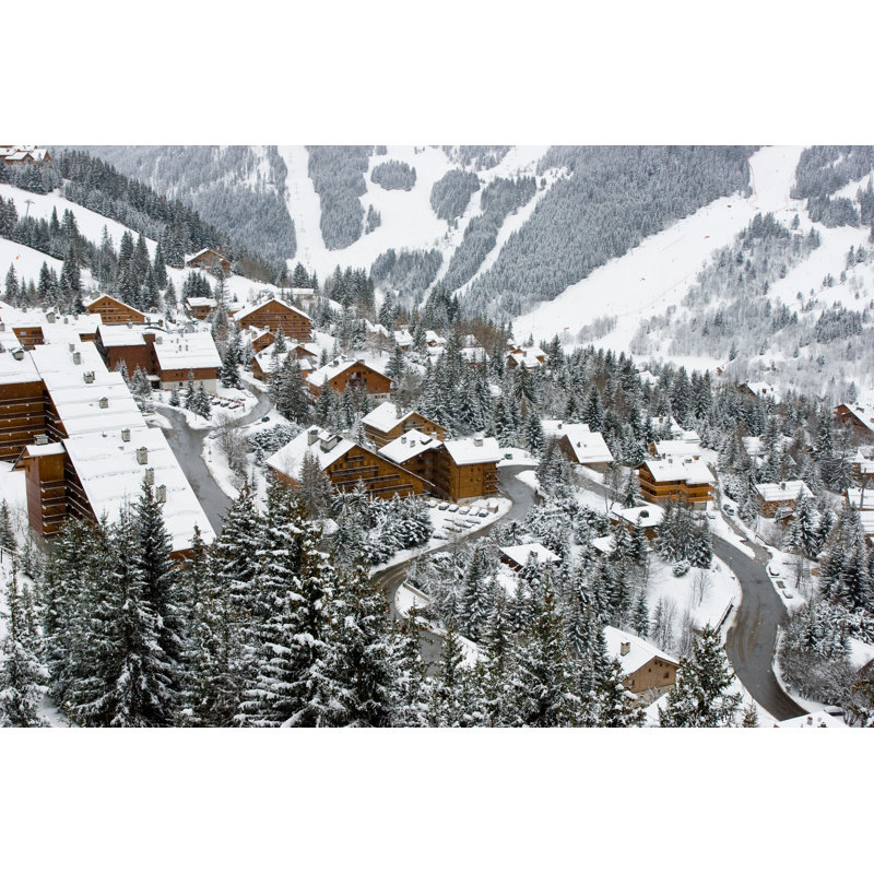 Fordham View Of The Ski Resort - Wrapped Canvas Print, 61cm H x 91cm W 3.8cm D