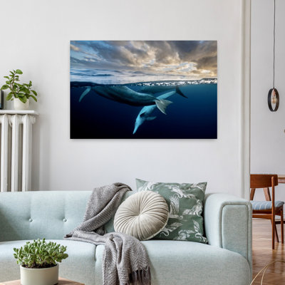 Art mural abstrait contemporain Sunrise