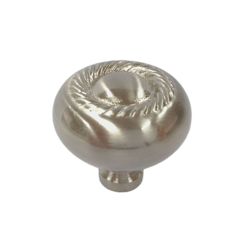 Multipack de boutons de champignon Dijon, Nickel satiné brossé
