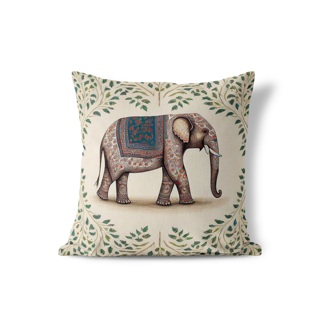 Tusker Blossom Indoor / Outdoor Floral Square Cushion mit Füllung