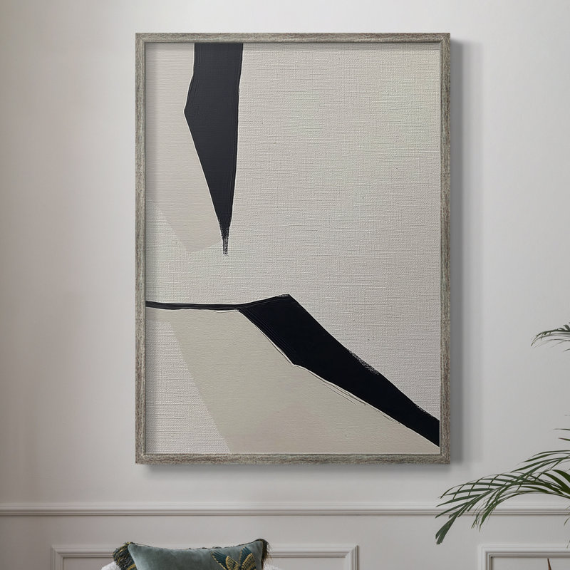 Série ABSTRACT DCXLII, reproduction encadrée - bois massif, H 11 po x l 9 po